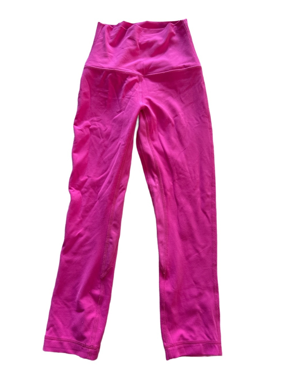 Lululemon Double Lined Align Leggings Size 0 25” inseam Sonic Pink